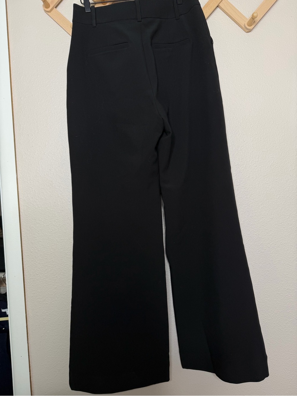 Favorite Daughter The Jones Wide Leg Pant Black Sz 8 - Picture 4 of 9
